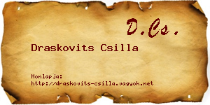 Draskovits Csilla névjegykártya